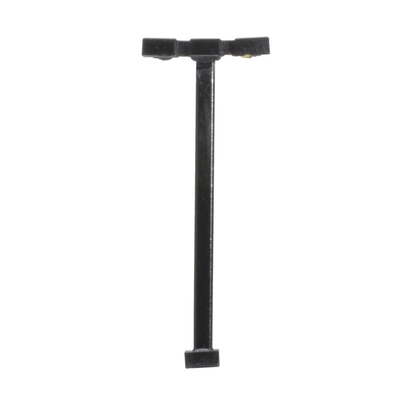 Atlas N Scale Double Arm Square Light Black 15ft Cool White LED (3-pack) 70000190 — exact product view