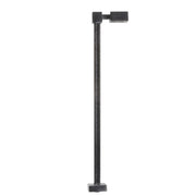 Atlas HO Scale Single Arm Square Light Black 15ft Warm LED (3-pack) — exact product reference