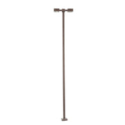 Atlas 70000214 HO Double Arm Square Light Bronze 30ft Cool White LED (3) — exact product view