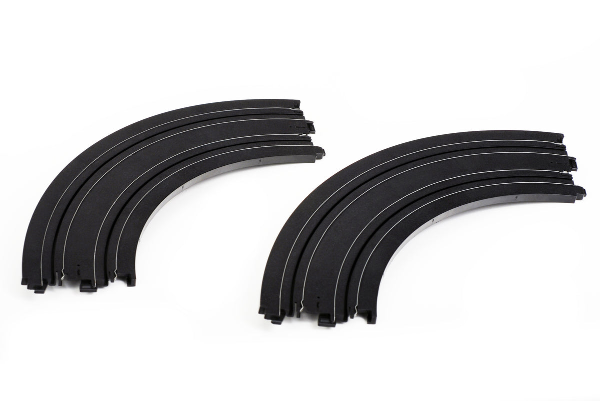 AFX 9-Inch 1/4 Radius Curve HO Slot Car Track – Pair — official AFX product view 1