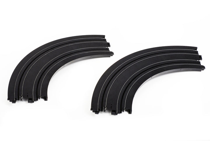AFX 9-Inch 1/4 Radius Curve HO Slot Car Track – Pair — official AFX product view 1