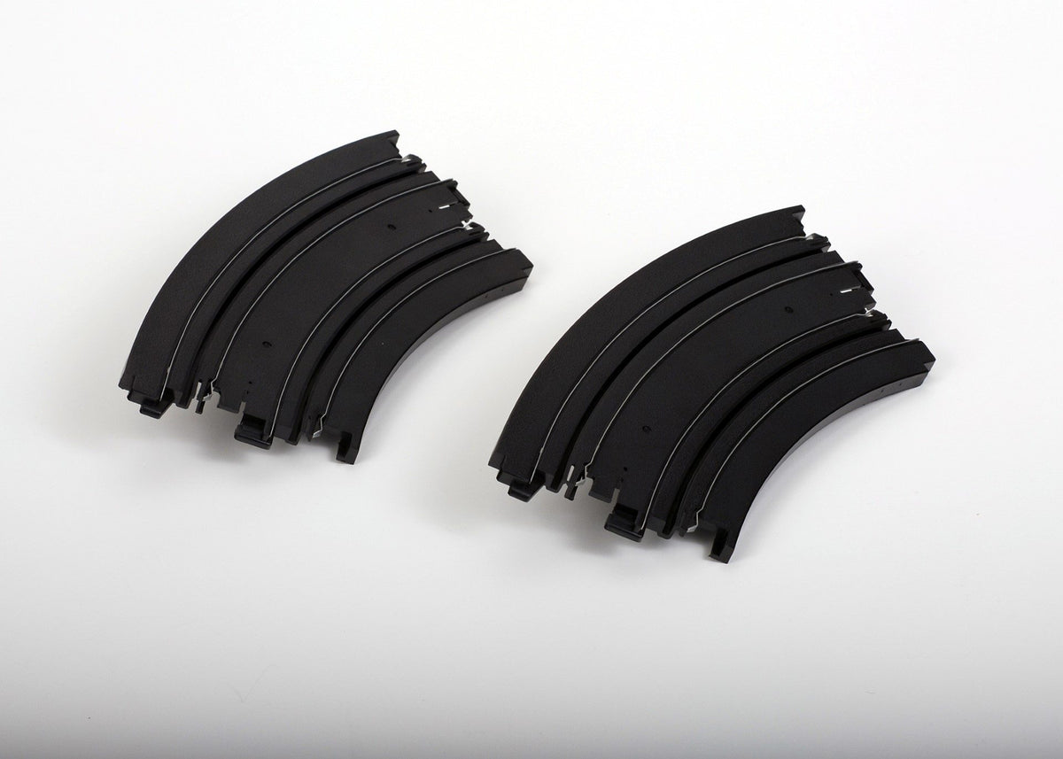 AFX 9-Inch 1/8 Radius Curve HO Slot Car Track – Pair — official AFX product view 1
