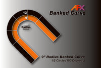 AFX 9-Inch Banked Curve HO Slot Car Track Set — official AFX product view 5