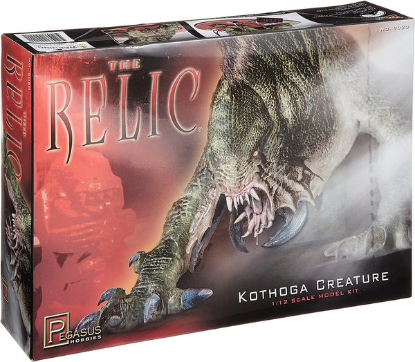 Pegasus Hobbies 9020 The Relic Kothoga Creature 1:12 model kit, photograph of the retail box