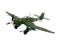 Revell74692 Junkers Ju87 G/D assembled green aircraft example