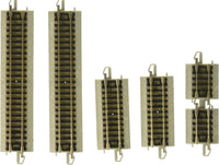 Bachmann 44829 N-scale six-piece straight-track assortment in three lengths