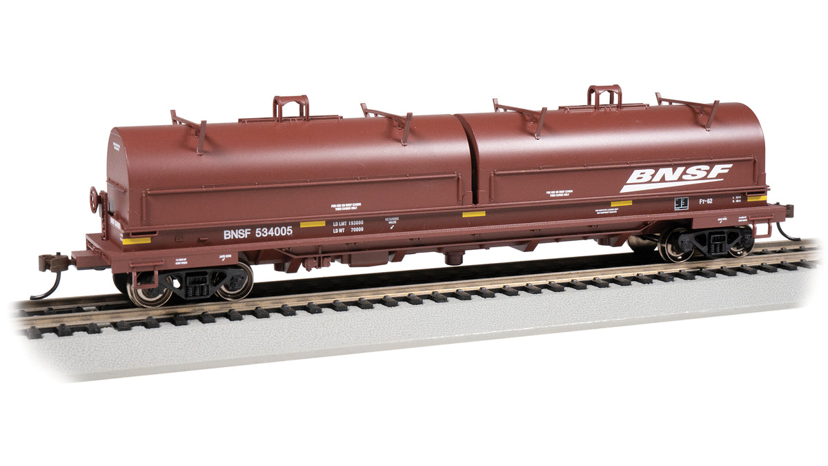Bachmann HO 55' Steel Coil Car - BNSF #534005 (with load) — product view 1
