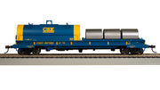 Bachmann HO 55' Steel Coil Car - CSX #497582 (with load) — product view 3