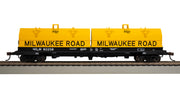 Bachmann HO 55' Steel Coil Car - Milwaukee Road #92258 (with load) — product view 2