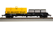 Bachmann HO 55' Steel Coil Car - Milwaukee Road #92258 (with load) — product view 3