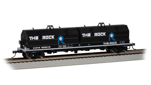 Bachmann HO 55' Steel Coil Car - Rock Island #955019 (with load) — product view 1