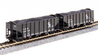 Broadway Limited Imports N 7153 3-Bay Hoppers, Chesapeake and Ohio (2-Pack B) — exact product view 4