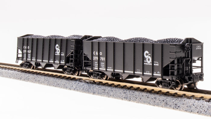 Broadway Limited Imports N 7153 3-Bay Hoppers, Chesapeake and Ohio (2-Pack B) — exact product view