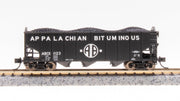 Broadway Limited Imports N 7158 3-Bay Hoppers, Appalachian Bituminous (Fantasy Paint Scheme) (2-Pack A) — exact product view 3