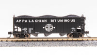 Broadway Limited Imports N 7158 3-Bay Hoppers, Appalachian Bituminous (Fantasy Paint Scheme) (2-Pack A) — exact product view 3