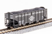 Broadway Limited Imports N 7158 3-Bay Hoppers, Appalachian Bituminous (Fantasy Paint Scheme) (2-Pack A) — exact product view 5