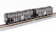 Broadway Limited Imports N 7158 3-Bay Hoppers, Appalachian Bituminous (Fantasy Paint Scheme) (2-Pack A) — exact product view 4
