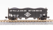 Broadway Limited Imports N 7159 3-Bay Hoppers, Appalachian Bituminous (Fantasy Paint Scheme) (2-Pack B) — exact product view 3