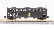 Broadway Limited Imports N 7160 3-Bay Hoppers, Consolidated Power and Light (Fantasy Paint Scheme) (2-Pack A) — exact product view 3