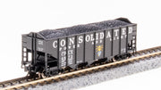 Broadway Limited Imports N 7160 3-Bay Hoppers, Consolidated Power and Light (Fantasy Paint Scheme) (2-Pack A) — exact product view 5
