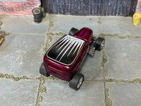 Model A Midnight Otto custom Hot Wheels, actual item side view