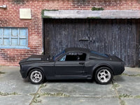 Satin-black Shelby GT 500 custom Hot Wheels, alternate angle