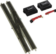 Bachmann 44876 right crossover with two direction controllers and wiring