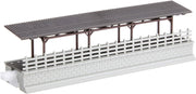 Kato 23-134 Local Line Platform with Roof — N Scale rear view