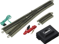Bachmann 44859 N-scale number 6 left turnout with track section, controller and wiring