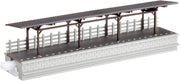 Kato 23-134 Local Line Platform with Roof — N Scale front view
