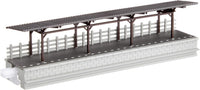 Kato 23-134 Local Line Platform with Roof — N Scale front view