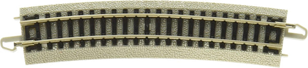 One Bachmann 44855 17.5-inch-radius curve shown in detail from the six-pack