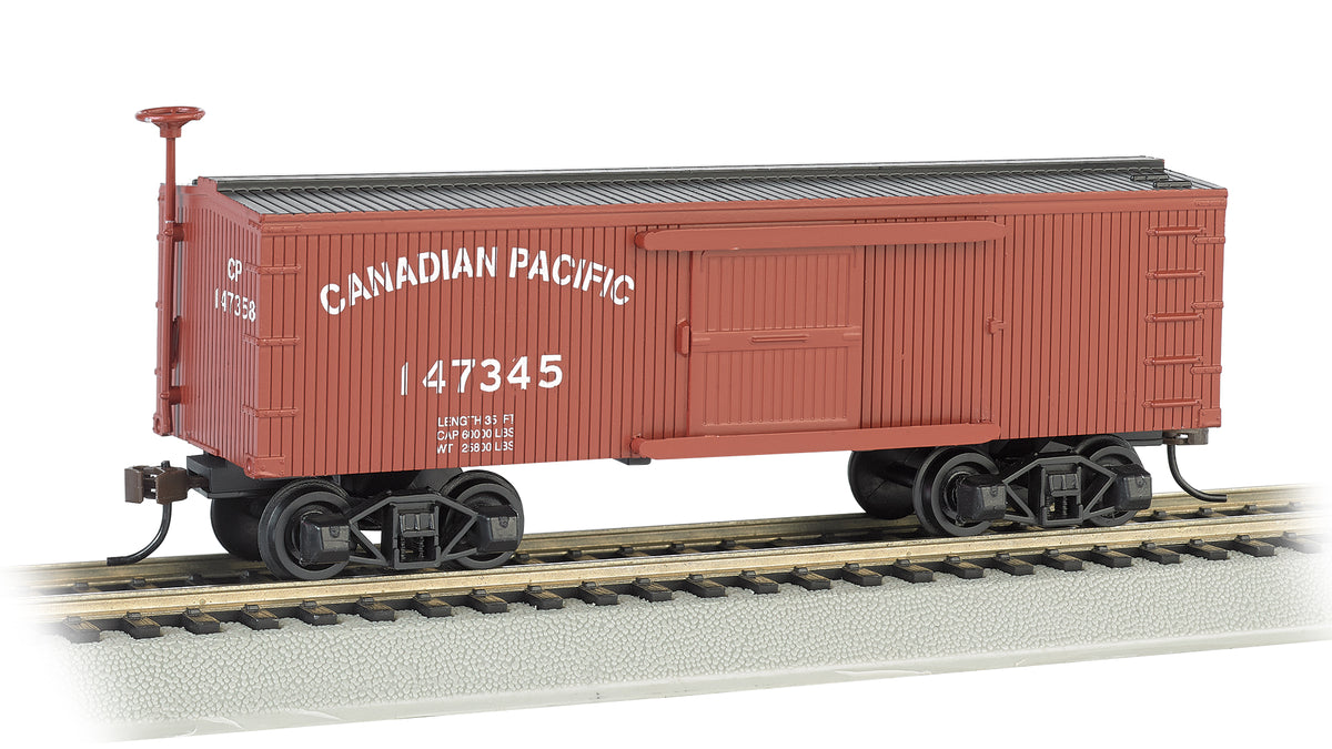 Bachmann HO Old Time Boxcar - Canadian Pacific #147345 — product view 1