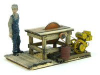 Banta Modelworks O Farmers Table Saw Kit — completed model view 1