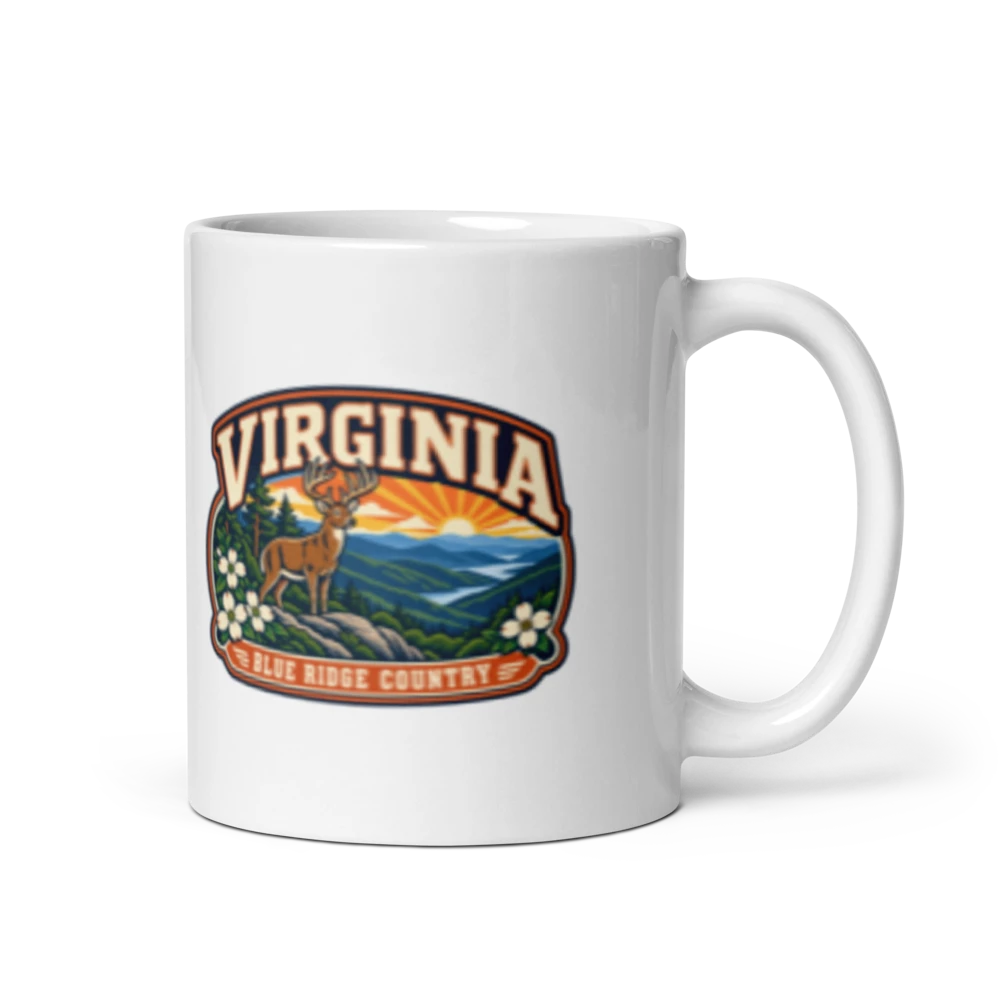 Virginia Heritage Badge Coffee Mug – 11 oz product mockup