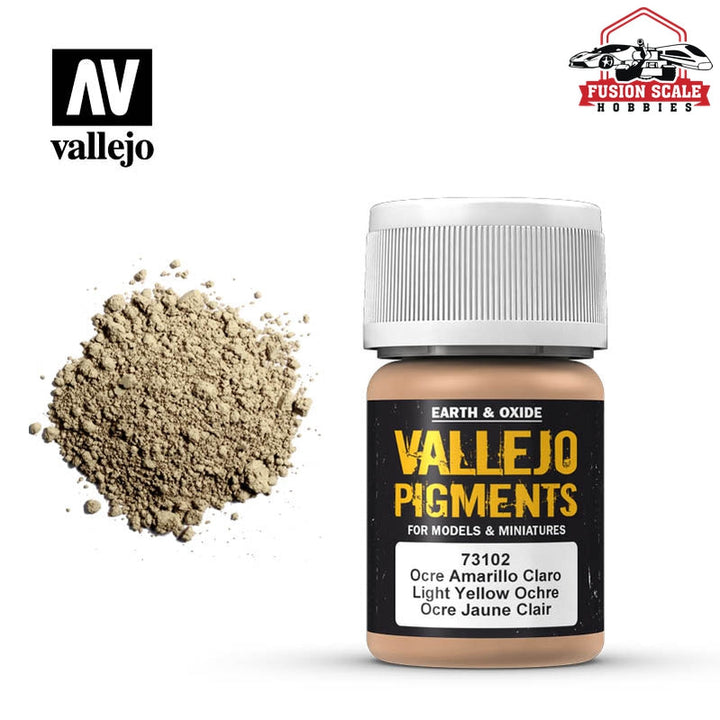 Vallejo Pigment Light Yellow Ocre VLJ73102 — exact product reference