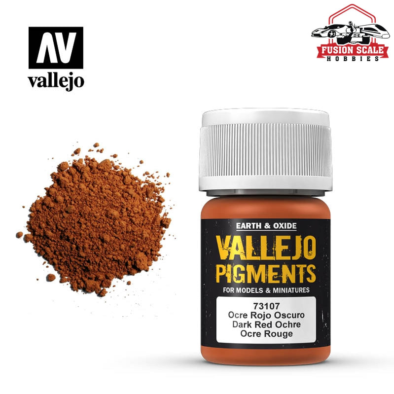 Vallejo Pigment Dark Red Ocre VLJ73107 — exact product reference