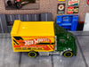 Loose Hot Wheels - Highway Hauler - Green and Yellow Hot Wheels