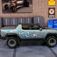 Loose Hot Wheels - 2024 GMC Hummer EV - Barbie Gray