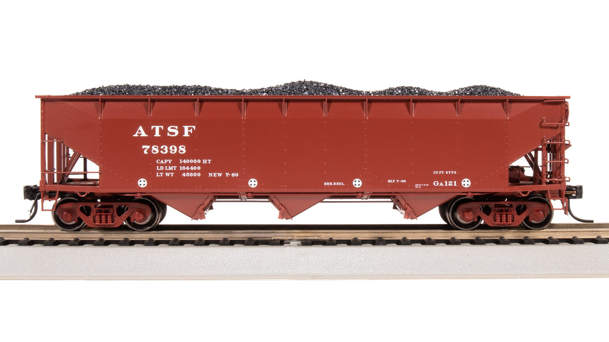 Broadway Limited Imports HO AAR 70-ton Triple Hopper, ATSF, 4-PACK — product view 1