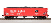 Broadway Limited Imports HO AAR 70-ton Triple Hopper, CBQ, 4-PACK — product view 1