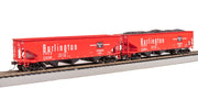 Broadway Limited Imports HO AAR 70-ton Triple Hopper, CBQ, 4-PACK — product view 3