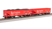 Broadway Limited Imports HO AAR 70-ton Triple Hopper, CBQ, 4-PACK — product view 4