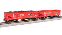 Broadway Limited Imports HO AAR 70-ton Triple Hopper, CBQ, 4-PACK — product view 4