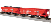 Broadway Limited Imports HO AAR 70-ton Triple Hopper, CBQ, 4-PACK — product view 5