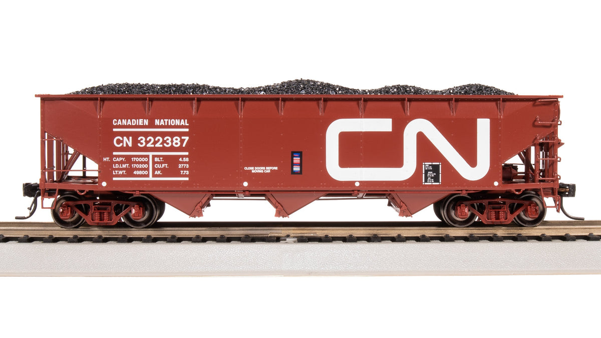 Broadway Limited Imports HO AAR 70-ton Triple Hopper, CN, 4-PACK — product view 1