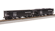 Broadway Limited Imports HO AAR 70-ton Triple Hopper, NKP, 4-PACK — product view 3