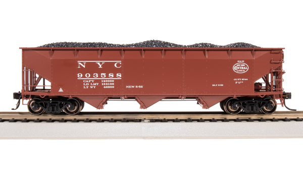 Broadway Limited Imports HO AAR 70-ton Triple Hopper, NYC, 4-PACK — product view 1