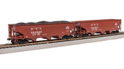Broadway Limited Imports HO AAR 70-ton Triple Hopper, NYC, 4-PACK — product view 4
