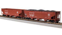 Broadway Limited Imports HO AAR 70-ton Triple Hopper, NYC, 4-PACK — product view 5
